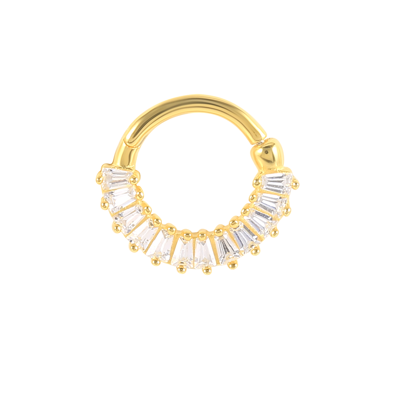 Helix Cartilage Ring - CANNER-pendientes pequeños de Plata de Ley