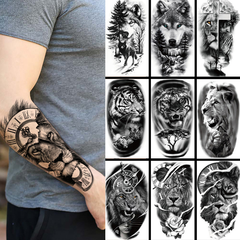 Body Jewelry Waterproof - Tatuaje temporal impermeable, pegatina de bosque,