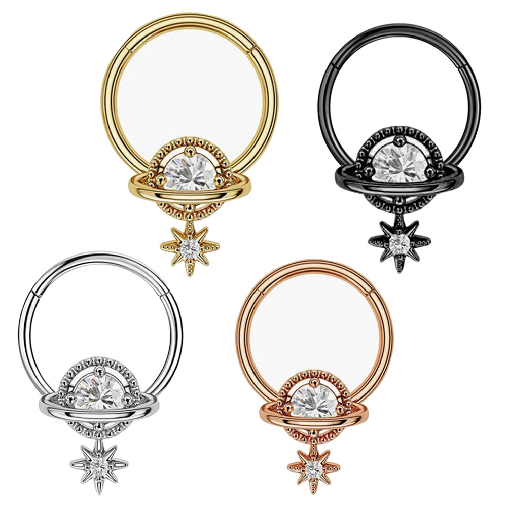 Helix Cartilage Ring - Anillos para Septum, Joyería Planetaria, Acero
