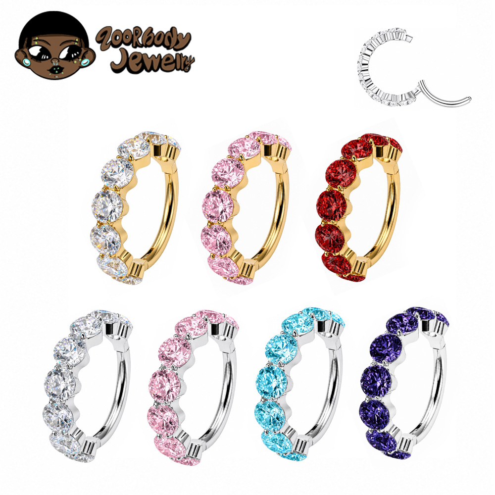 Zoor Body Jewelry - ZOOR F136 Pendiente de Titanio de