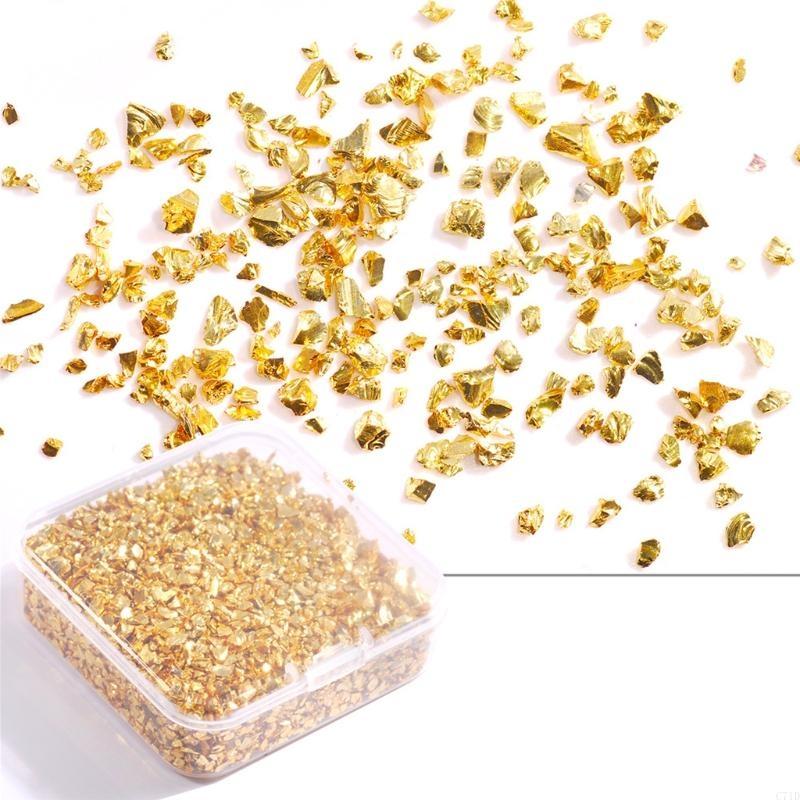 Body Jewelry Jewelry Box - Juego rellenos resina piedra vidrio triturado