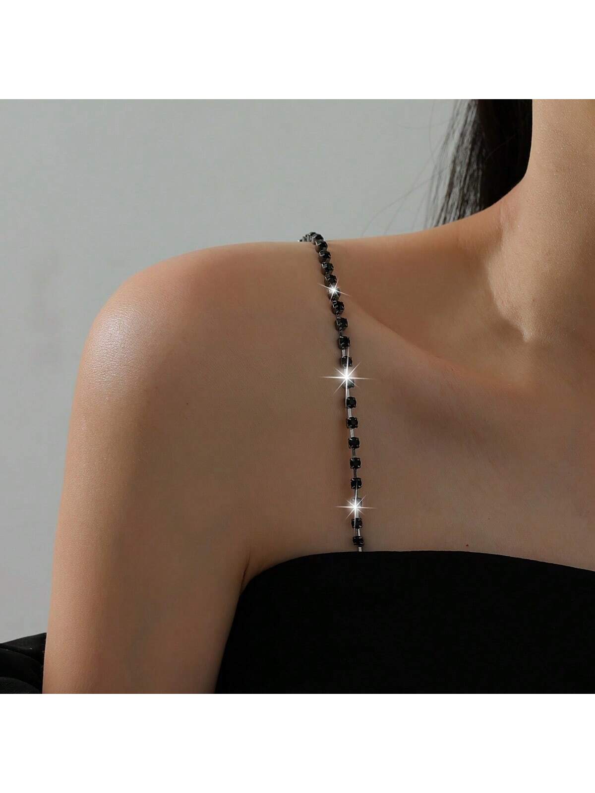 Body Jewelry Rhinestone - Tirantes de sujetador ajustables elegantes con