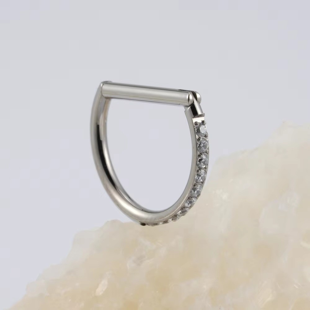 Body Jewelry Materials - Anillo de Titanio ASTM F136 para