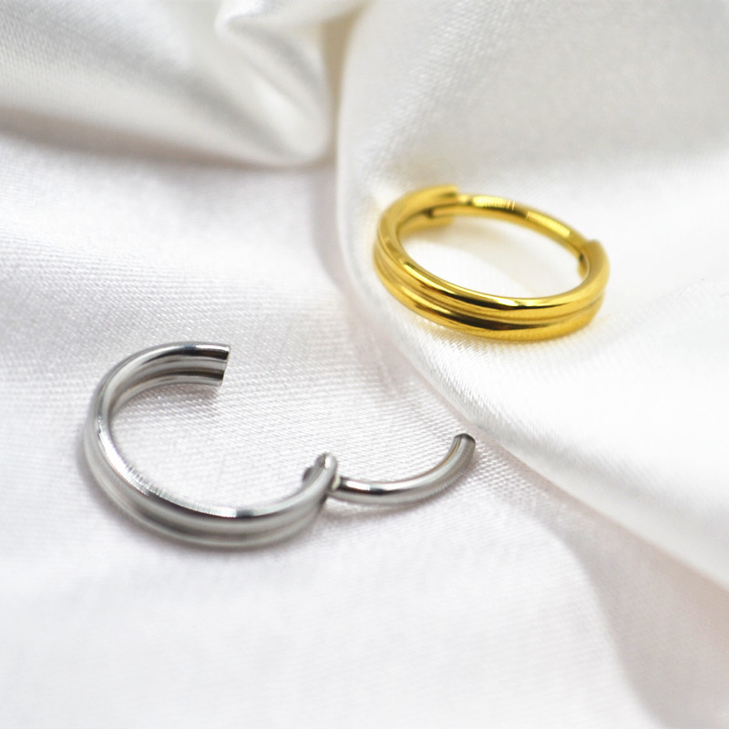 Clicker Ring Seamless - 20 piezas Piercing de acero inoxidable