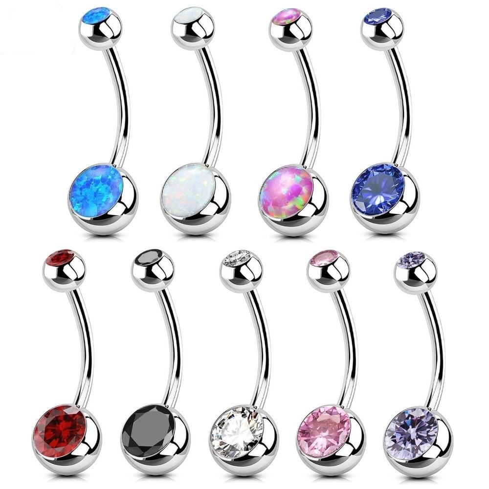 Body Jewelry Materials - Anillos de ombligo de Material de