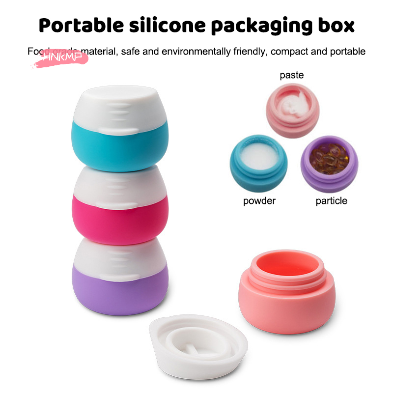 Body Jewelry Jewelry Box - Tarro de viaje de silicona portátil