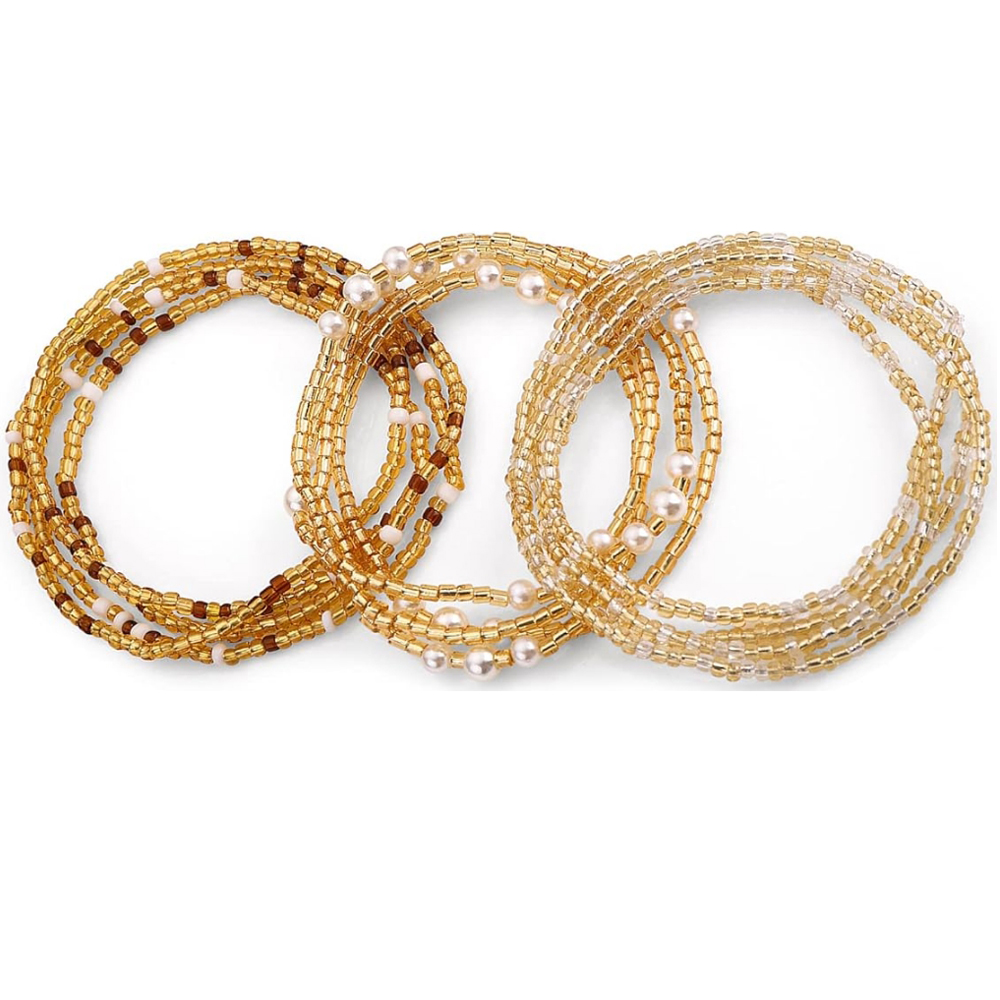 Body Jewelry Online - Cadenas de Cintura Elásticas Africanas para