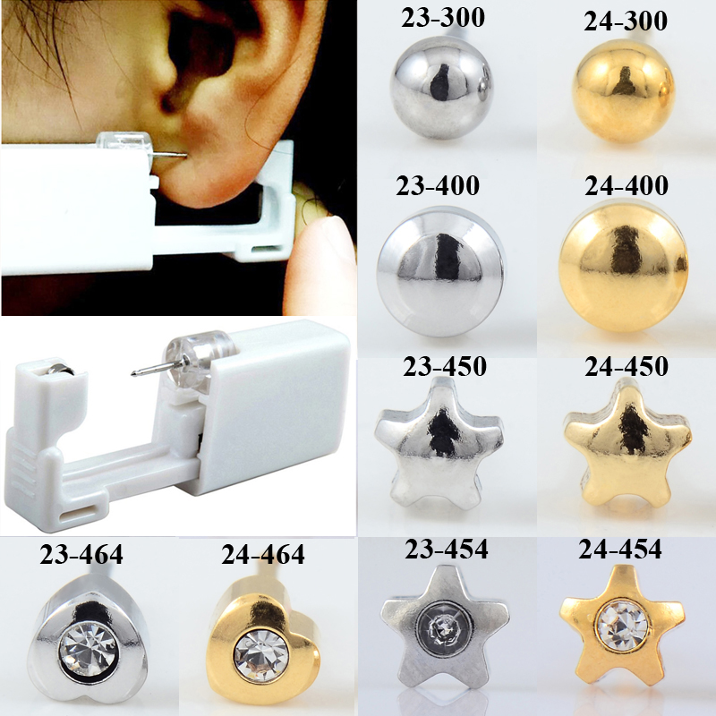 Body Jewelry Jewelry Box - 24 unids/caja sin dolor Kit de
