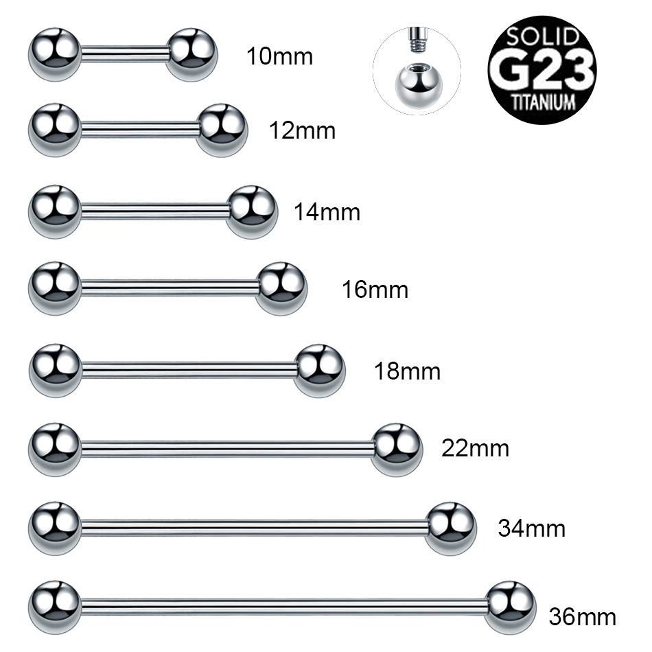 Body Jewelry Industrial - 1PC 14G 16G titanio Industrial hélice