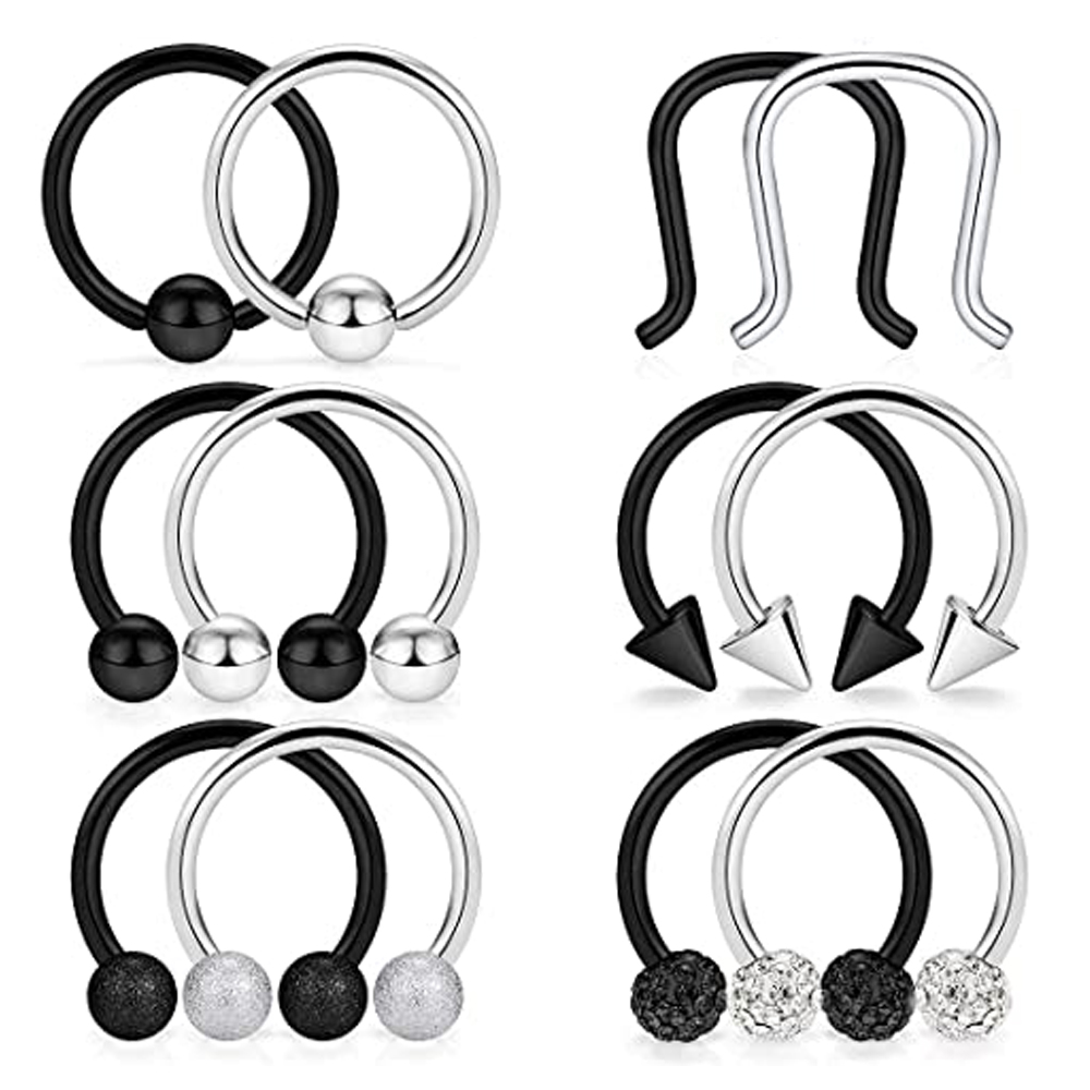 Clicker Ring Seamless - Aro de acero inoxidable con bisagras