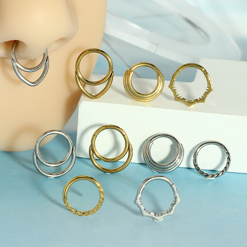 Pendientes de aro para la nari - Body Jewelry And Earrings reseña y precio