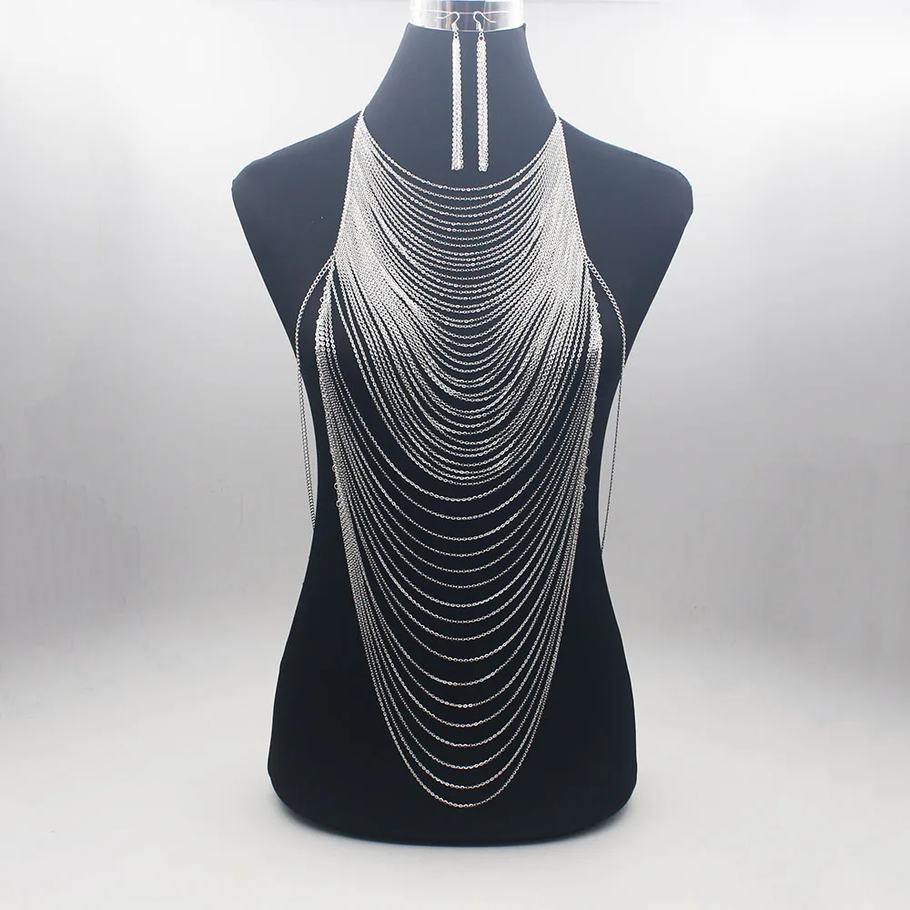 Collar de arnés de esclavo con - Body Jewelry Materials reseña y precio