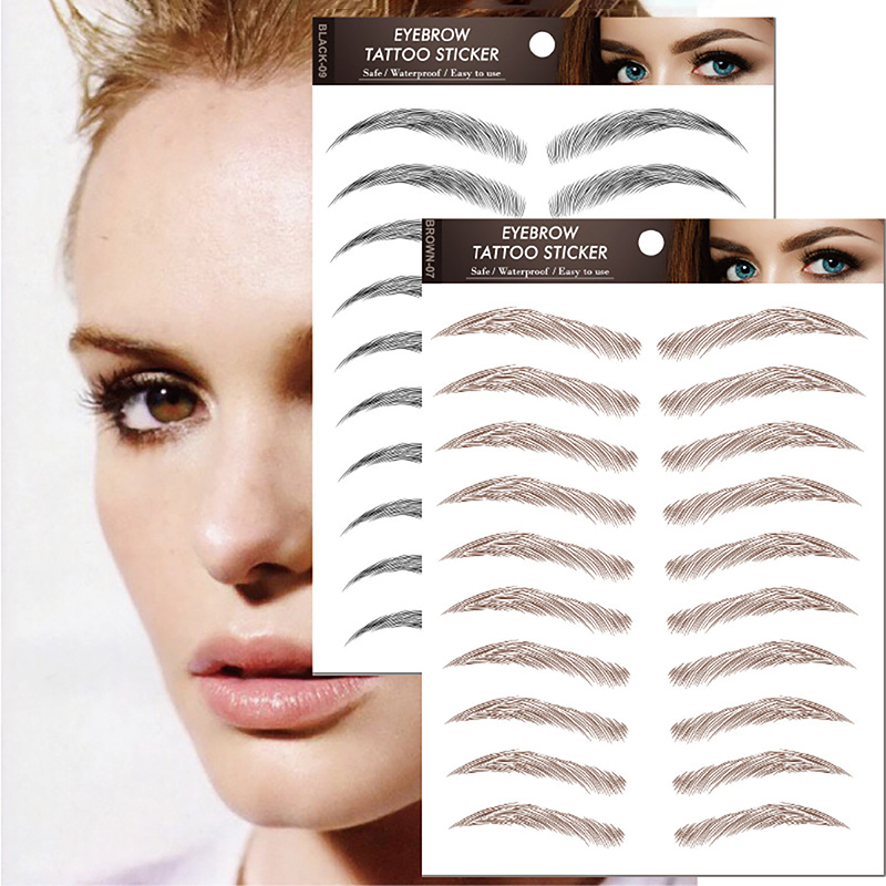 Pegatinas de tatuaje de cejas  - Body Jewelry Waterproof reseña y precio