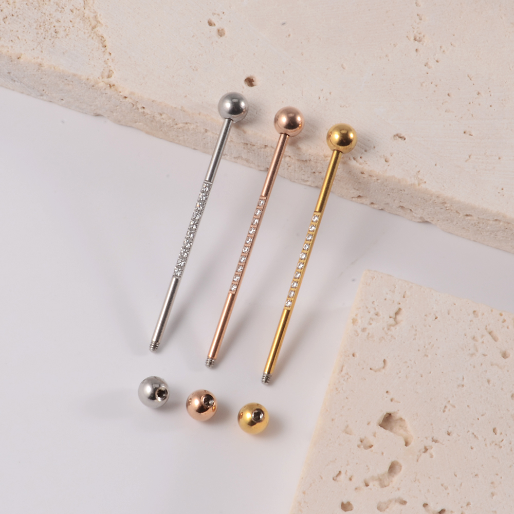 1 pieza de barra Industrial de - Body Jewelry Industrial reseña y precio