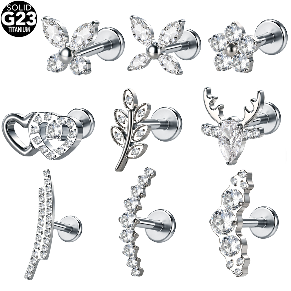 1/5 Piezas Pendiente de Cartíl - Zoor Body Jewelry reseña y precio
