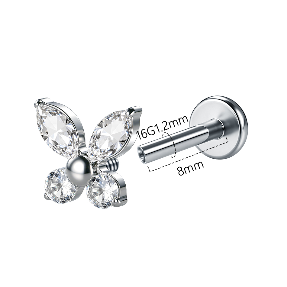 1/5 Piezas Pendiente de Cartíl - Zoor Body Jewelry reseña y precio