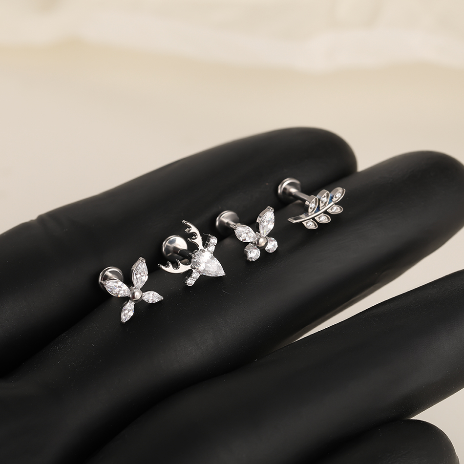 1/5 Piezas Pendiente de Cartíl - Zoor Body Jewelry reseña y precio