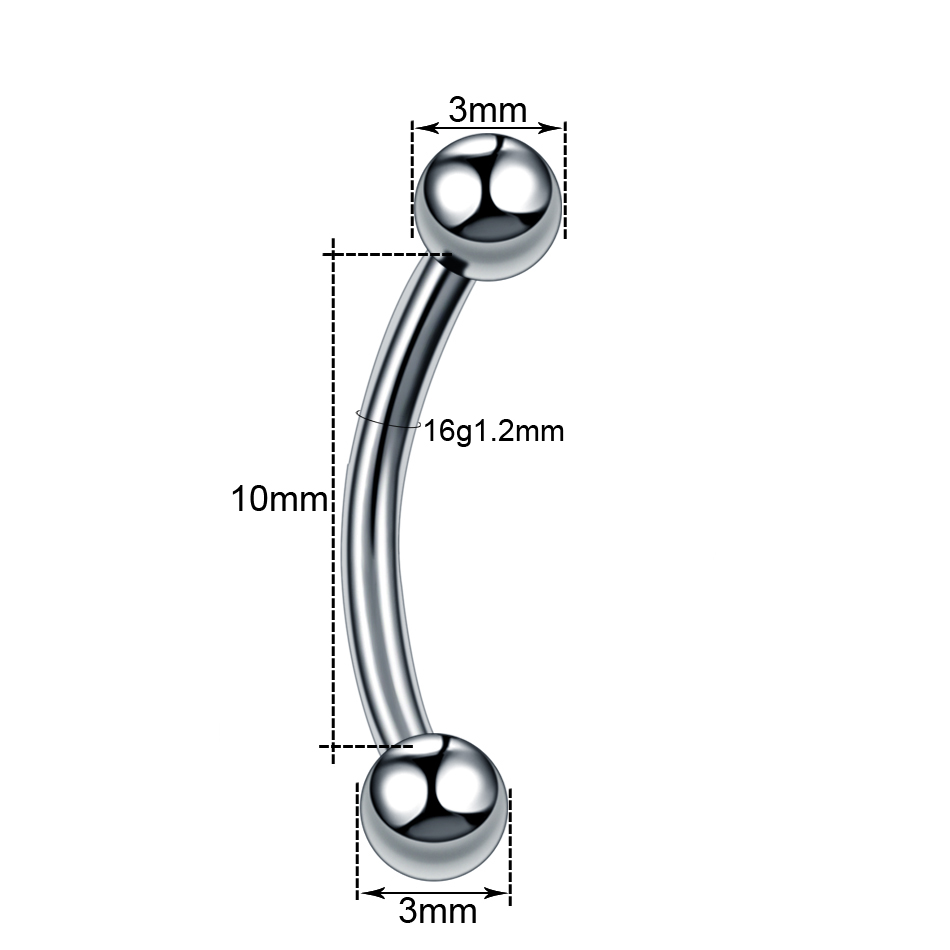10 unids/lote de acero para ce - Zoor Body Jewelry reseña y precio