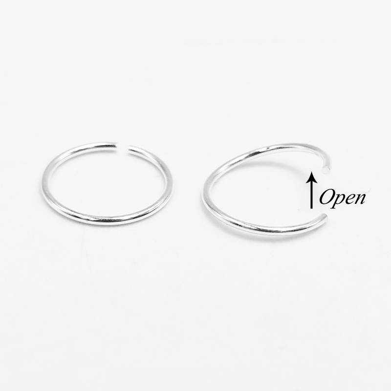Anillo de plata de ley 925 par - Helix Cartilage Ring reseña y precio