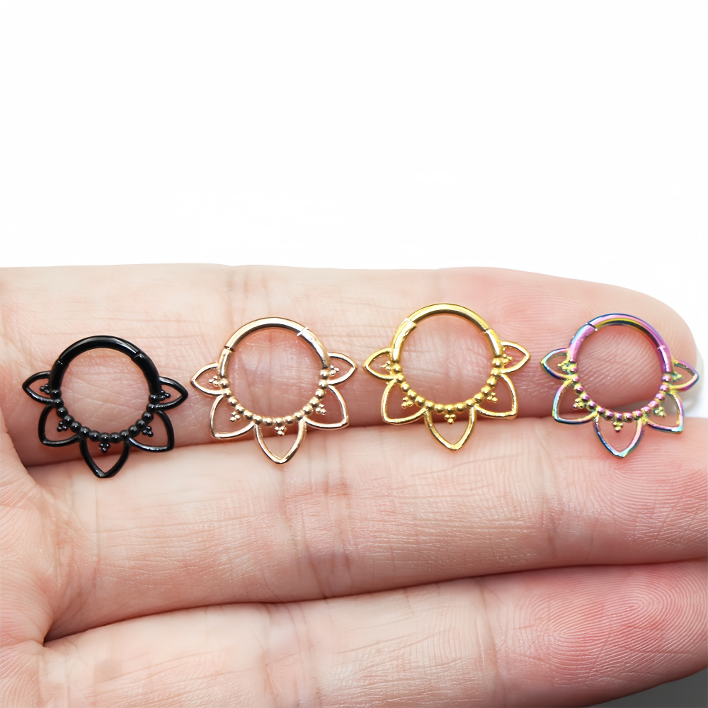 Anillo de nariz de acero inoxi - Clicker Ring Seamless reseña y precio