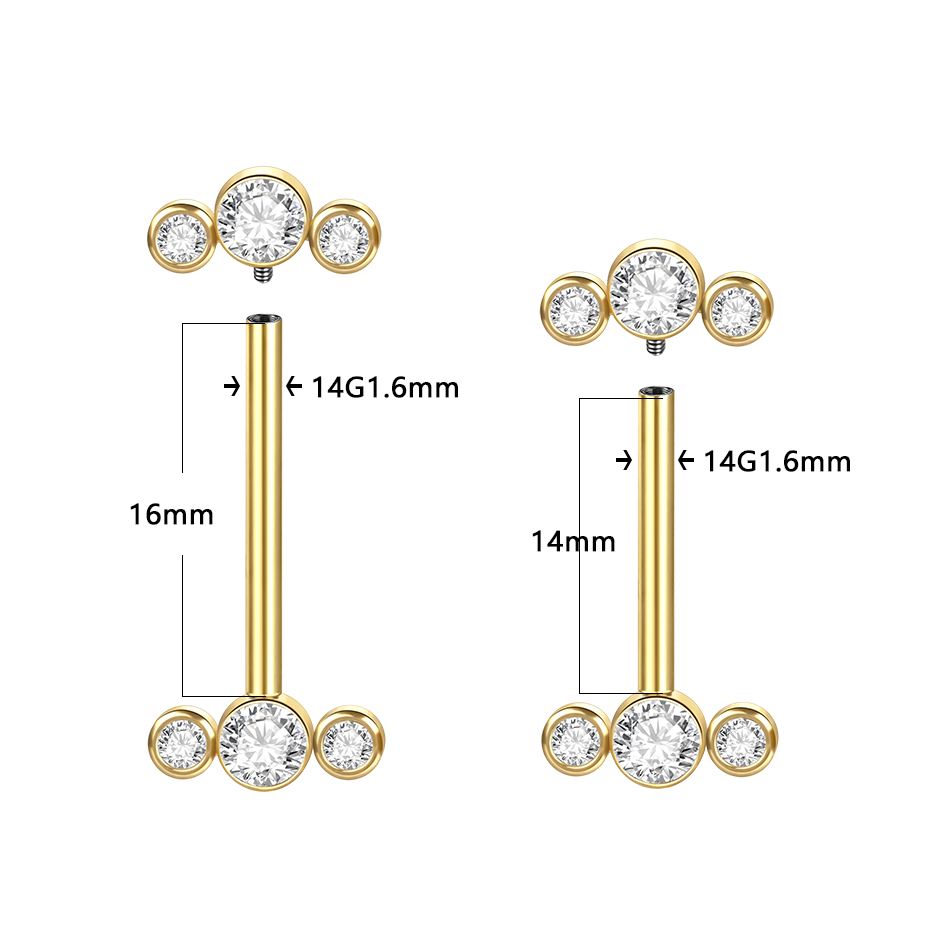 1/5 Uds G23 titanio PIERC anil - Zoor Body Jewelry reseña y precio
