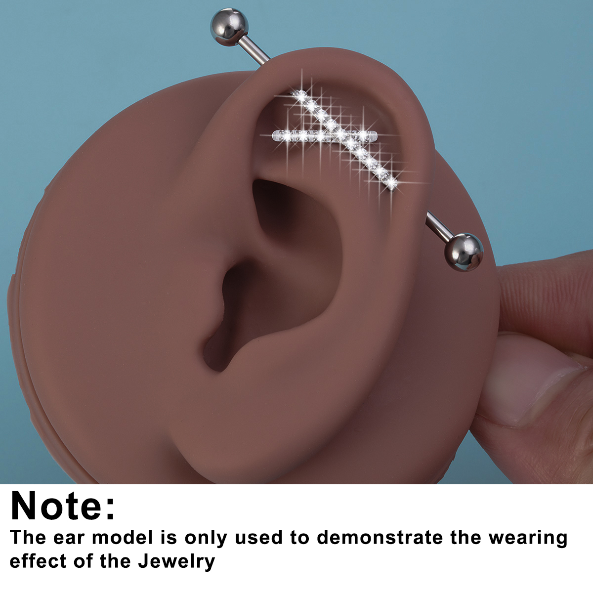 1 unidad de Pendiente Industri - Body Jewelry Industrial reseña y precio