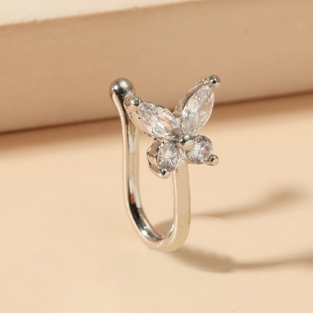 Anillo de nariz de mariposa co - Body Jewelry And Earrings reseña y precio