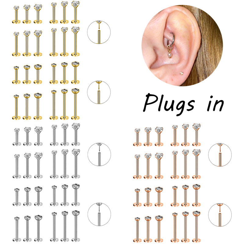 ZS 3 unids/lote pendiente de a - Zs Body Jewelry reseña y precio