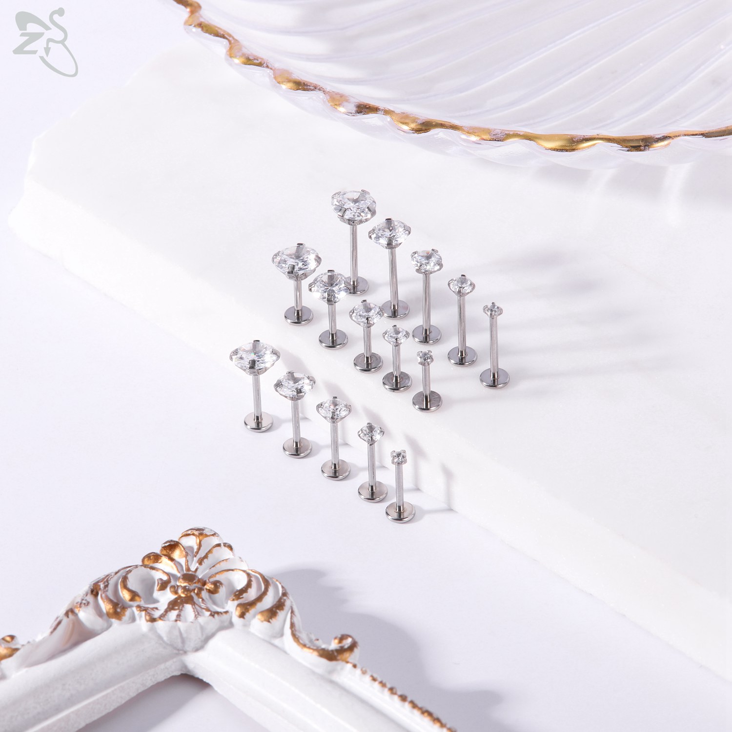 AOEDEJ 10 unids/lote Color dor - Zs Body Jewelry reseña y precio