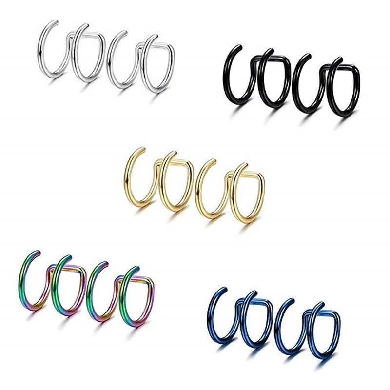 2 Piezas de Pendientes de Clip - Body Jewelry And Earrings reseña y precio