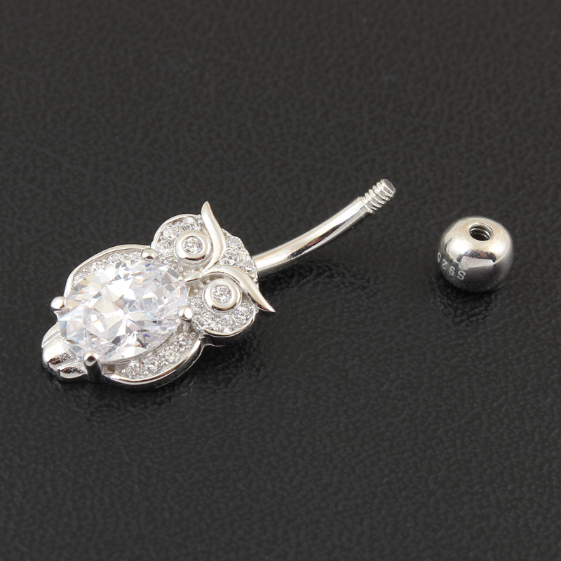 Anillo para ombligo, Plata de  - Body Jewelry Materials reseña y precio