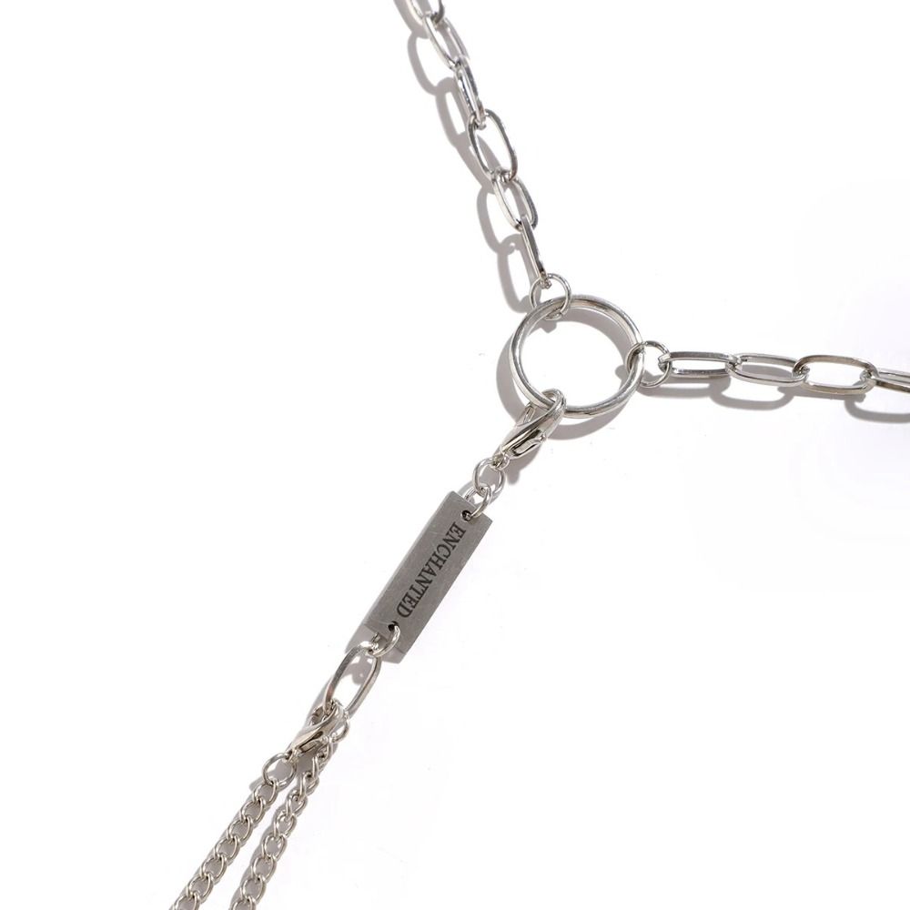 Cadena de pecho estilo punk co - Body Jewelry Materials reseña y precio