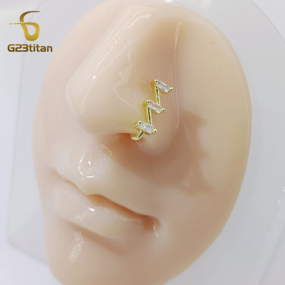 Anillo de perforación de nariz - Body Jewelry And Earrings reseña y precio