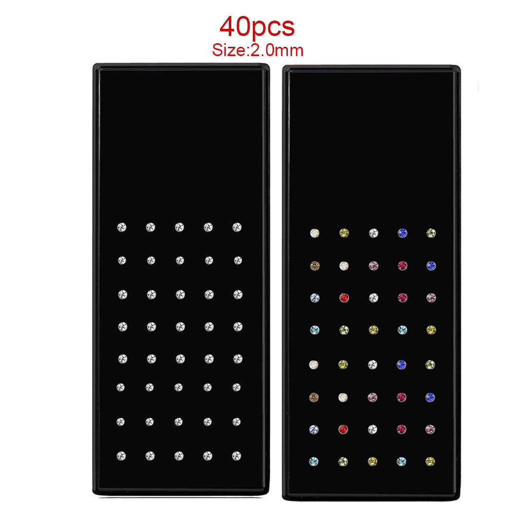 Juego de anillos de cristal pa - Body Jewelry Jewelry Box reseña y precio