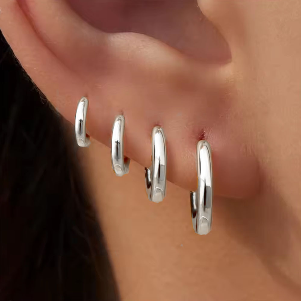 Pendientes de aro circulares d - Helix Cartilage Ring reseña y precio