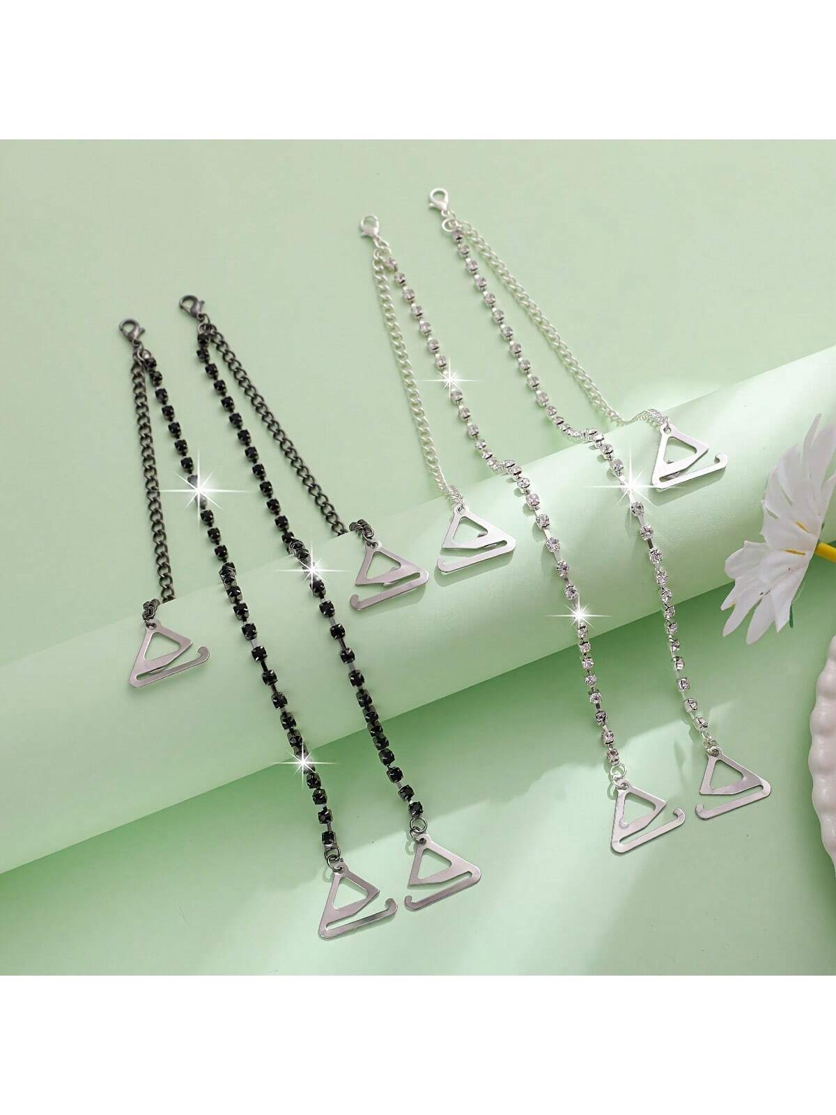 Tirantes de sujetador ajustabl - Body Jewelry Rhinestone reseña y precio