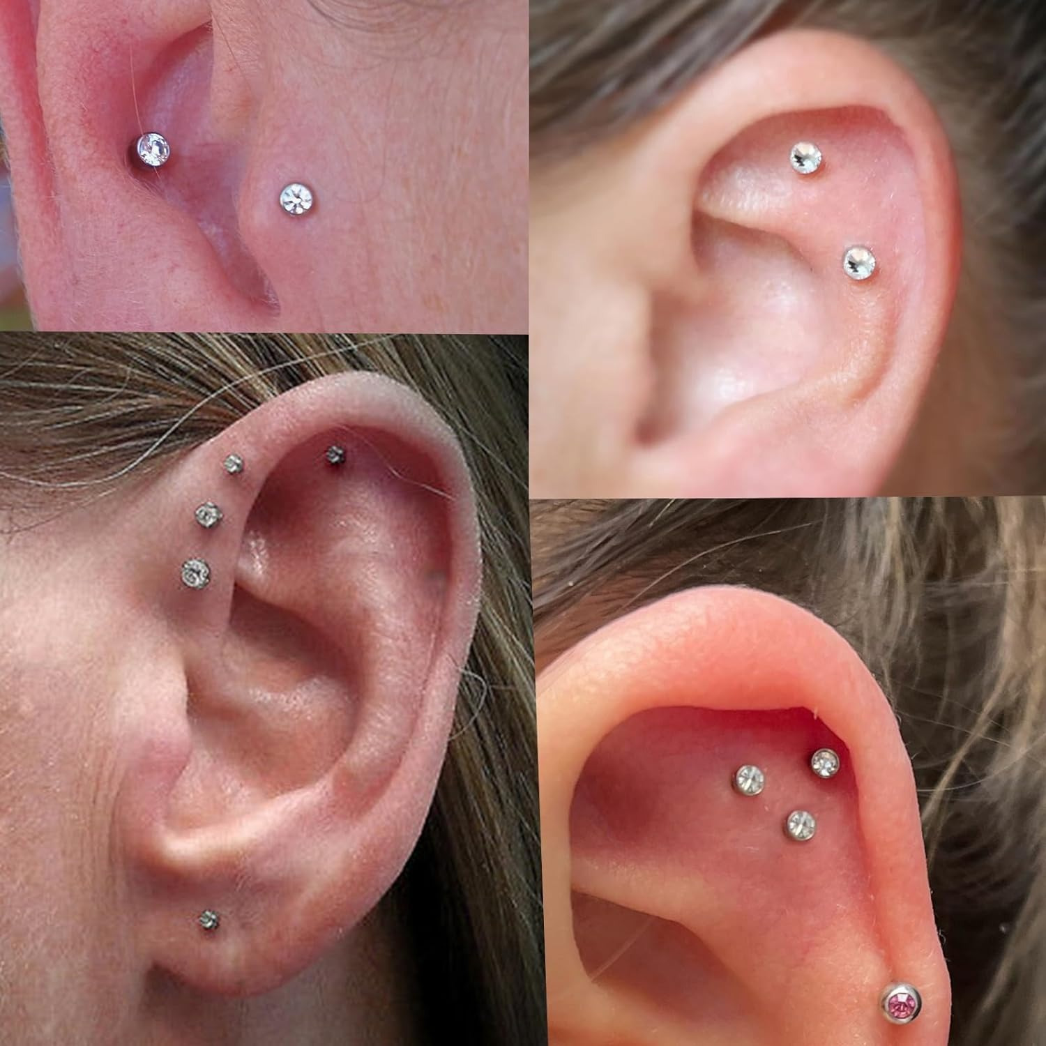 9 piezas de joyería de piercin - Helix Cartilage Ring reseña y precio