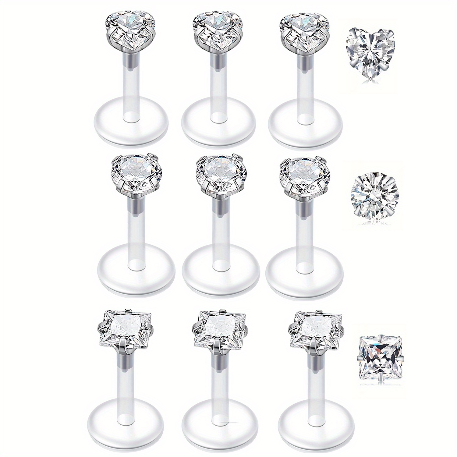 9 piezas de joyería de piercin - Helix Cartilage Ring reseña y precio