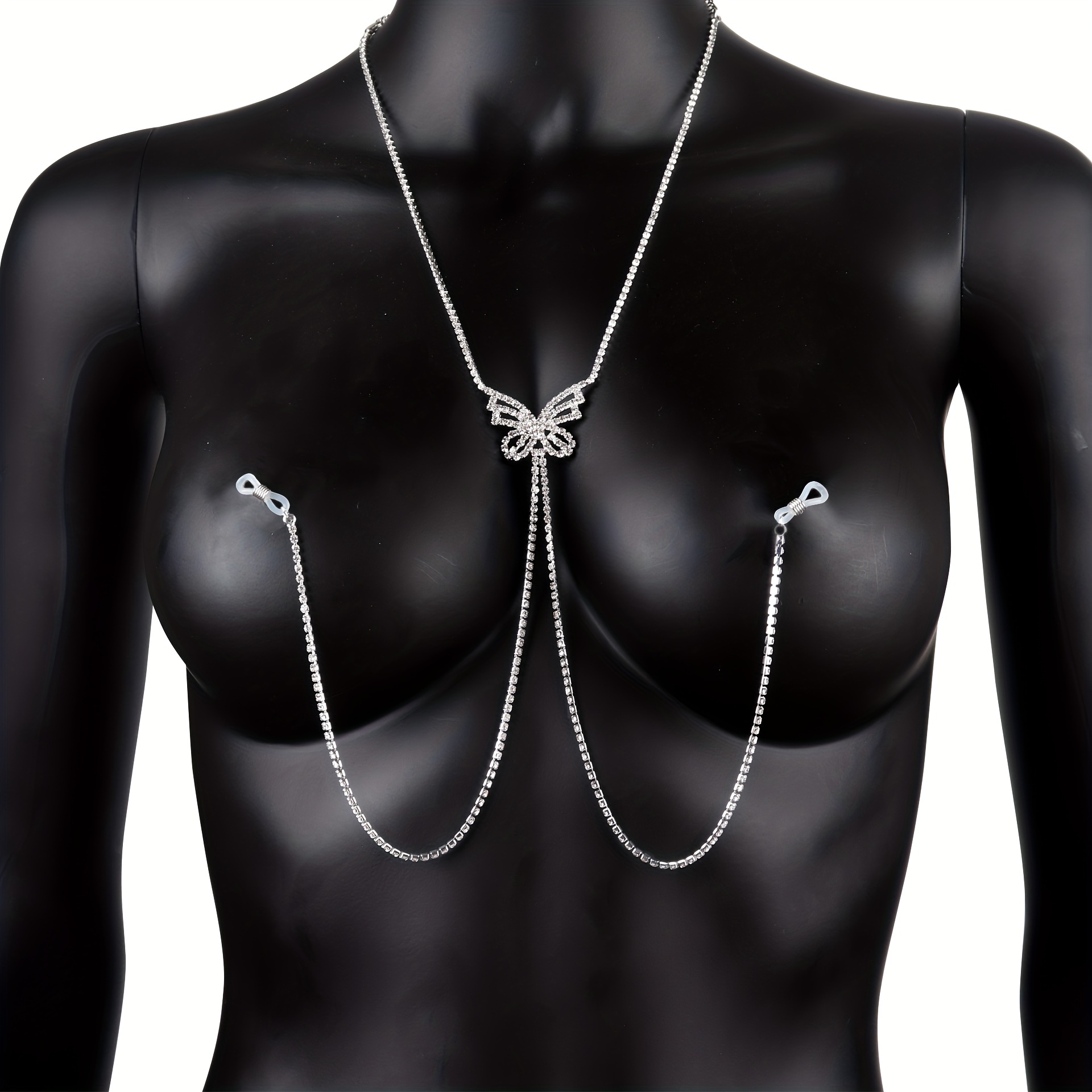 Cadena de cuerpo de diamantes  - Body Jewelry Rhinestone reseña y precio