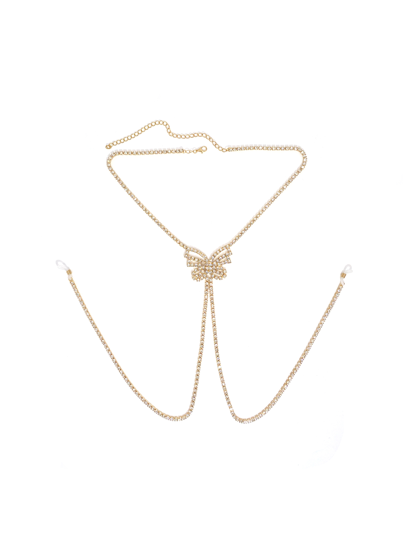 Cadena de cuerpo de diamantes  - Body Jewelry Rhinestone reseña y precio