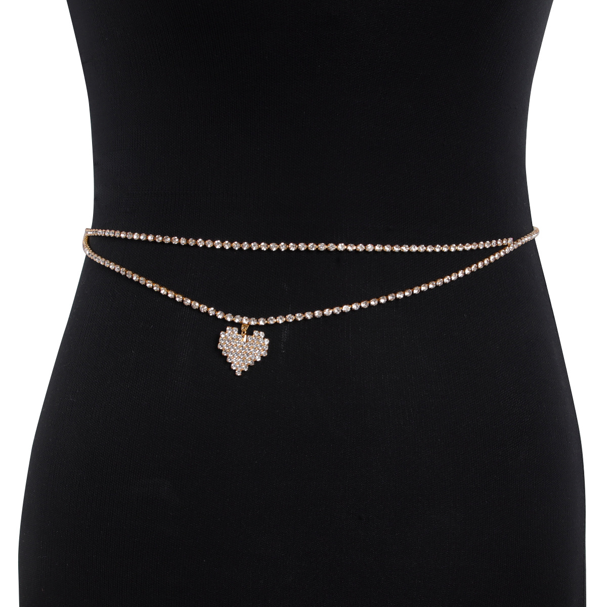 Cadena de cintura con diamante - Body Jewelry Rhinestone reseña y precio