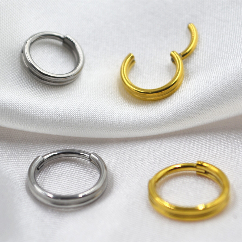 20 piezas Piercing de acero in - Clicker Ring Seamless reseña y precio