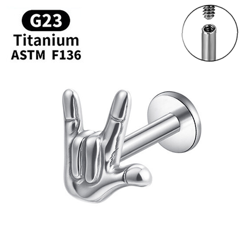Titanio Stud Pendientes hilo i - Body Jewelry Jewelry Box reseña y precio