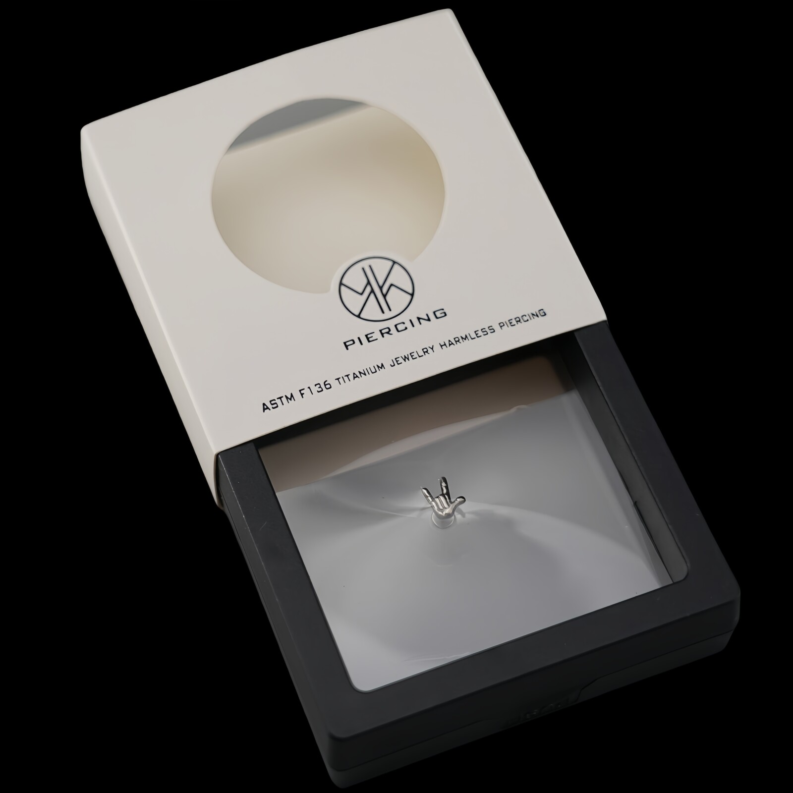 Titanio Stud Pendientes hilo i - Body Jewelry Jewelry Box reseña y precio