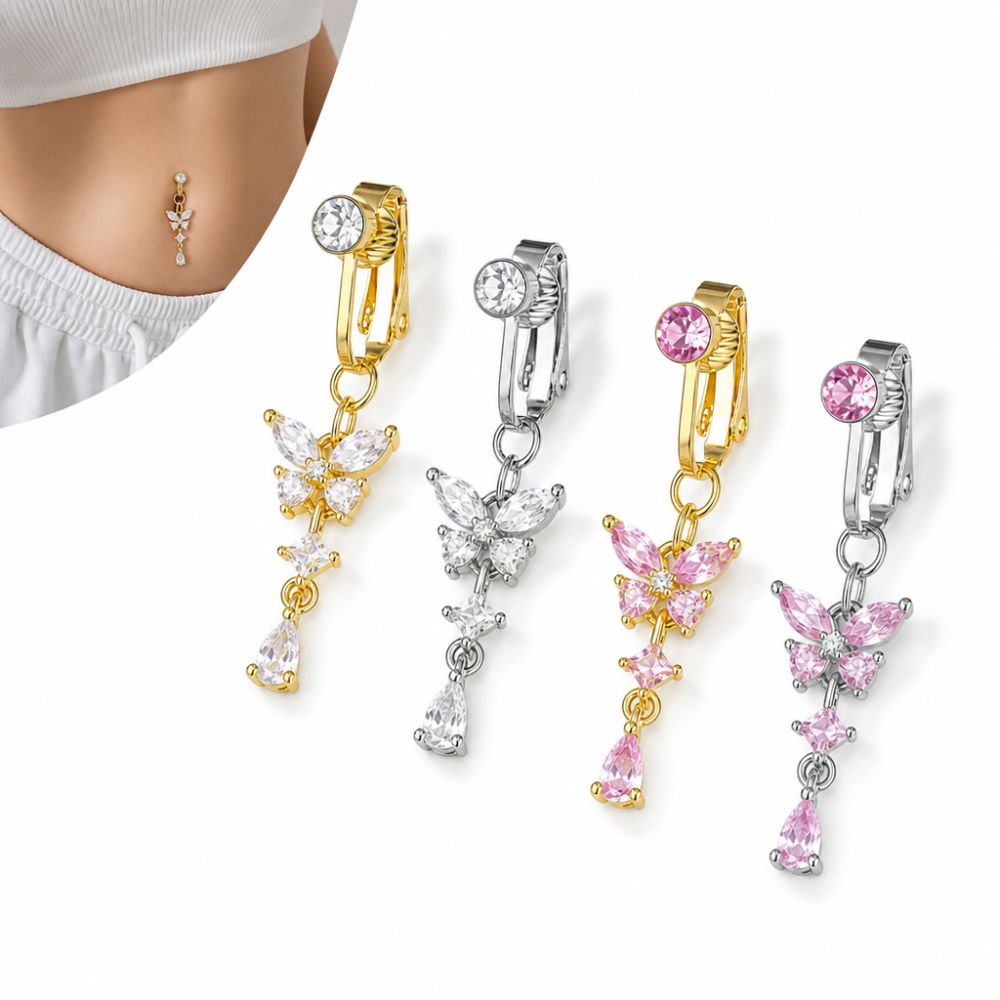 Anillo de Ombligo Falso con Di - Body Jewelry Materials reseña y precio