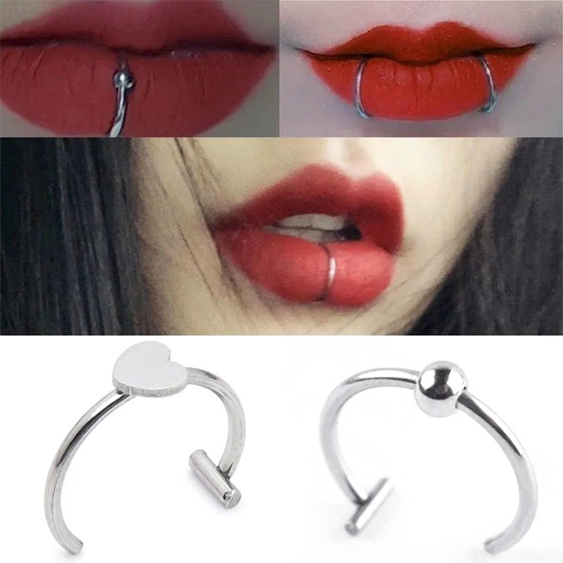 Anillo de nariz falso de acero - Body Jewelry And Earrings reseña y precio
