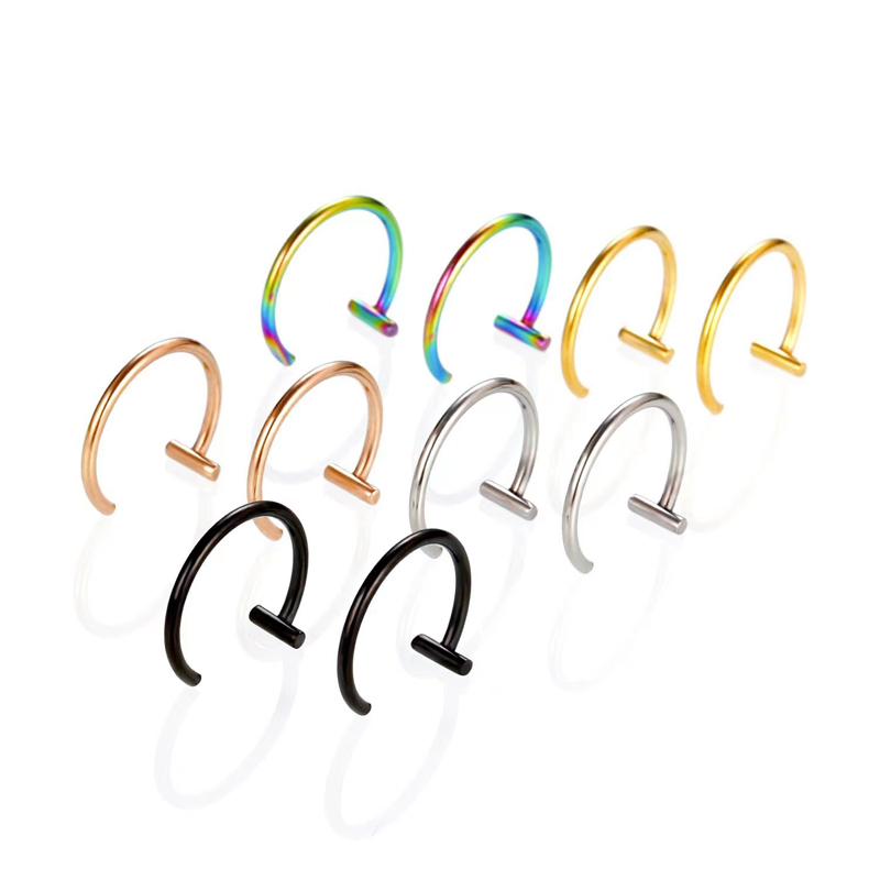 Pendientes de aro abierto de a - Body Jewelry And Earrings reseña y precio