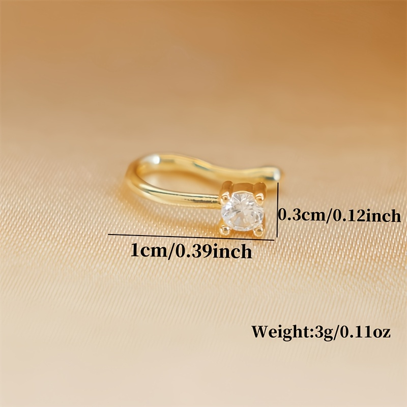 Anillo de nariz redondo de cir - Body Jewelry Materials reseña y precio