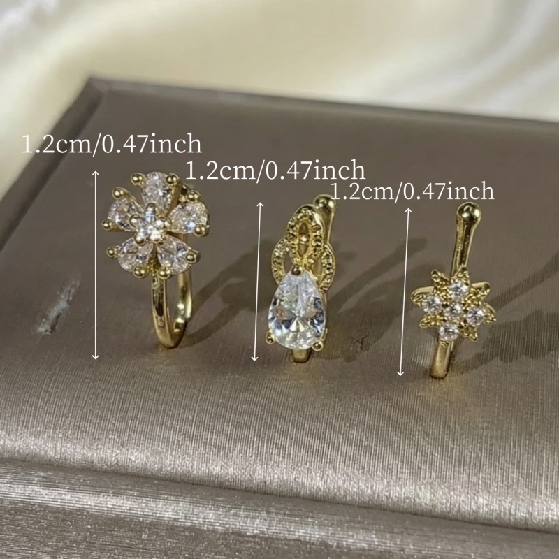Juego de 3 pinzas para la nari - Body Jewelry Materials reseña y precio