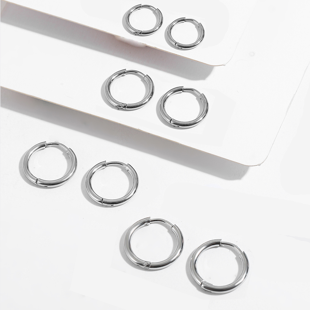Huggies redondos de Color plat - Helix Cartilage Ring reseña y precio